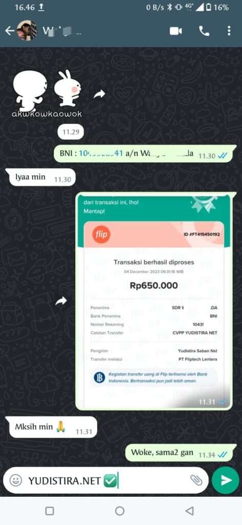testimoni4 jasa convert paypal ke rupiah dana ovo